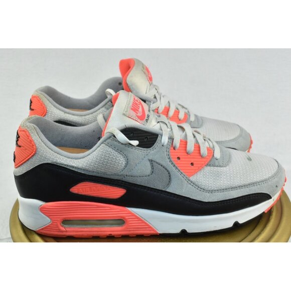 Nike Air Max 90 Infrared OG classic CT Mens Shoes Size 13 Gray/Black Sneakers - Picture 3 of 12